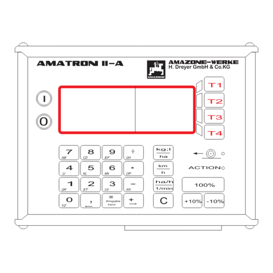 Amazone AMATRON II-A Instruction Manual