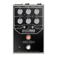Origin Effects BASSRIG 64 Black Panel Owner's Manual