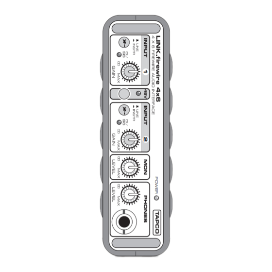 Tapco Link.FireWire Owner's Manual
