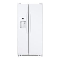 GE GSS20WWW - 20.0 cu. Ft. Refrigerator Owner's Manual And Installation Instructions
