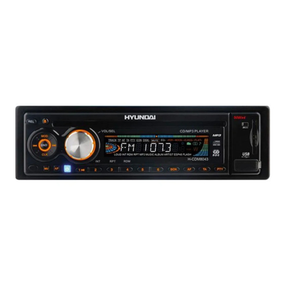 Hyundai H- CDM8043 Instruction Manual