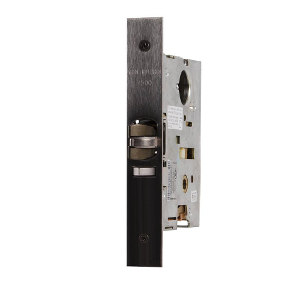 Von Duprin 7500 Installation Instructions