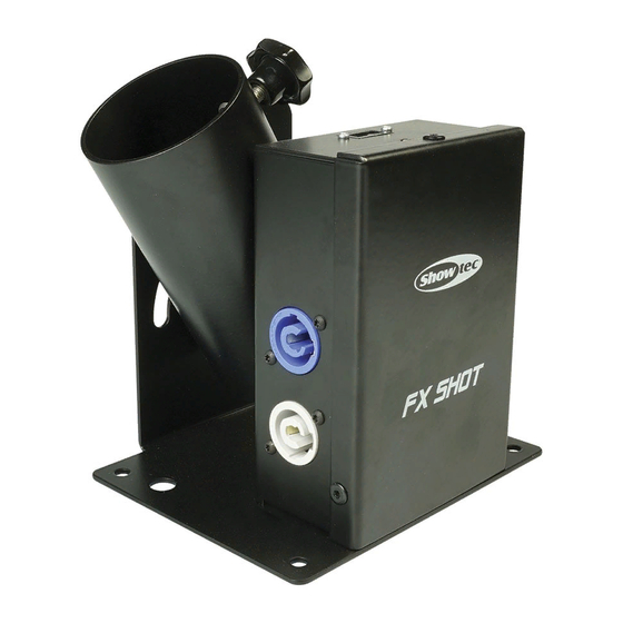 SHOWTEC FX Shot MK II Manual