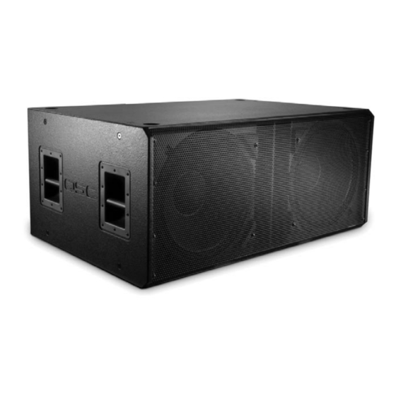 QSC GP218-sw Specification Sheet