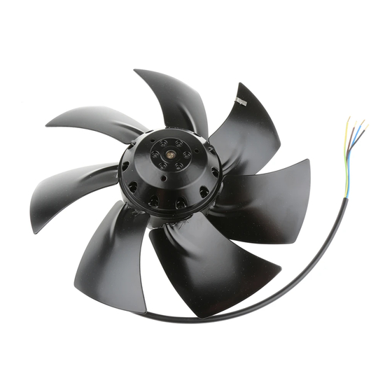 User Manuals: ebm-papst A2E250-AL06-01 AC Axial Fan