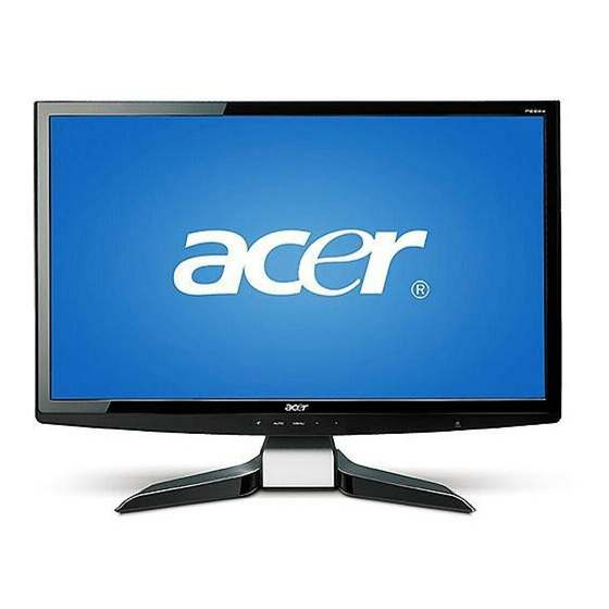 Acer P224W User Manual
