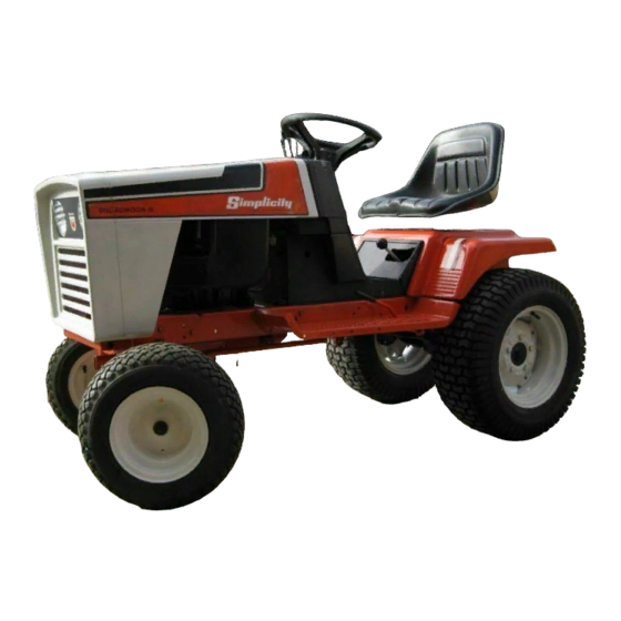 Simplicity 6100 Series Operator's Manual