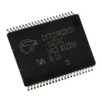 Cypress Semiconductor CY7C1041DV33 Specification Sheet