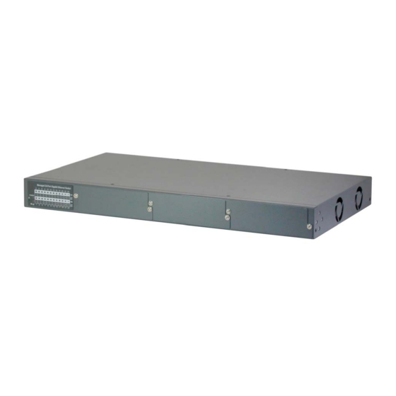 KTI Networks KGS-2422 Installation Manual