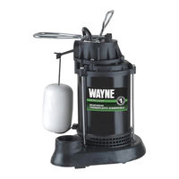 Wayne 351002-001 Operating Instructions And Parts Manual