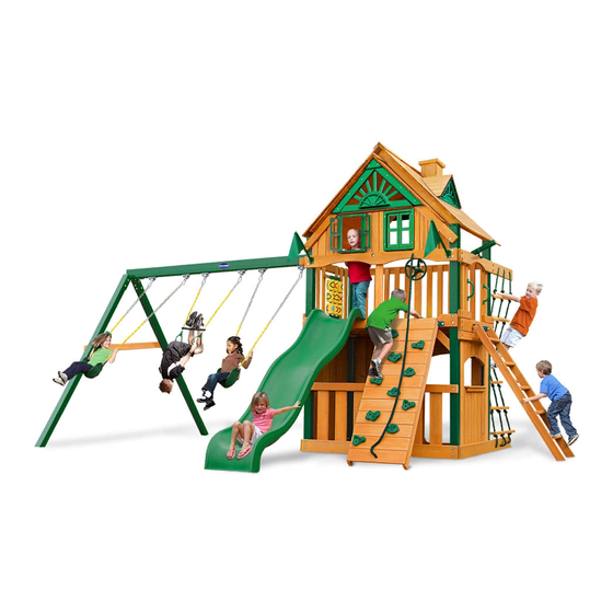 PlayNation Play Systems Horizon Clubhouse Treehouse with Fort Add On 1500AWCF Assembly Instructions Manual