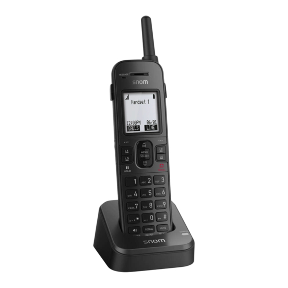 Snom M10R KLE Quick Installation Manual