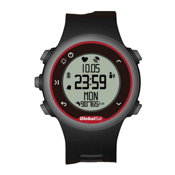 User Manuals: Globalsat GH-208 GPS Training Watch