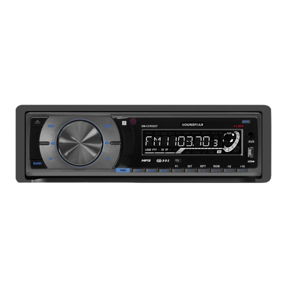 SoundMax SM-CCR3037 Instruction Manual