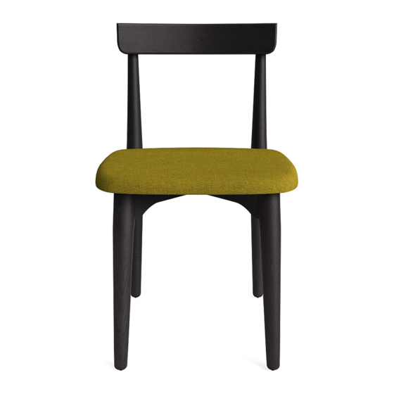 Inside Weather SARNO DINING CHAIR Manual
