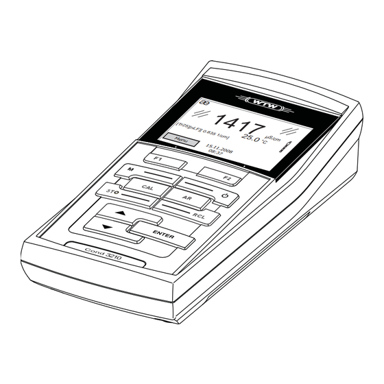 Xylem WTW Cond 3210 Quick Start Manual