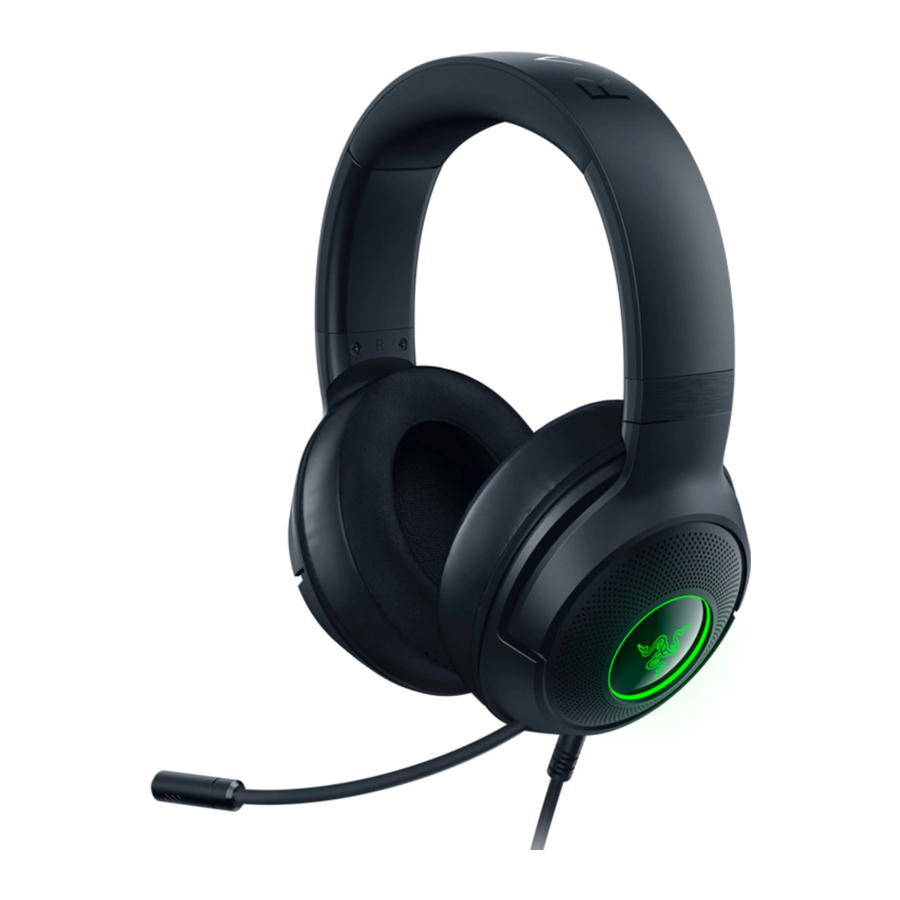 Razer KRAKEN X USB - Headsets Manual