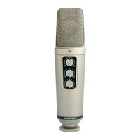Rode Microphones NT2000 Instruction Manual