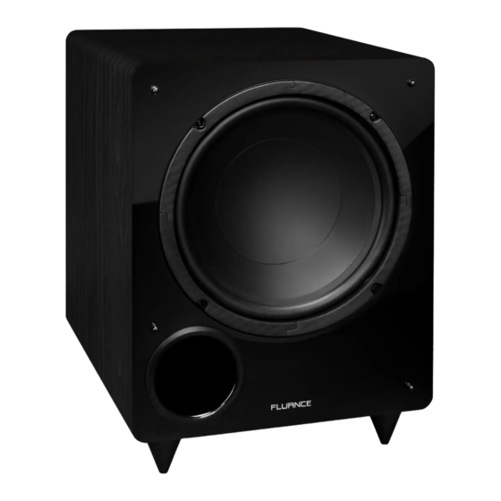 Fluance DB10 Quick Start Manual