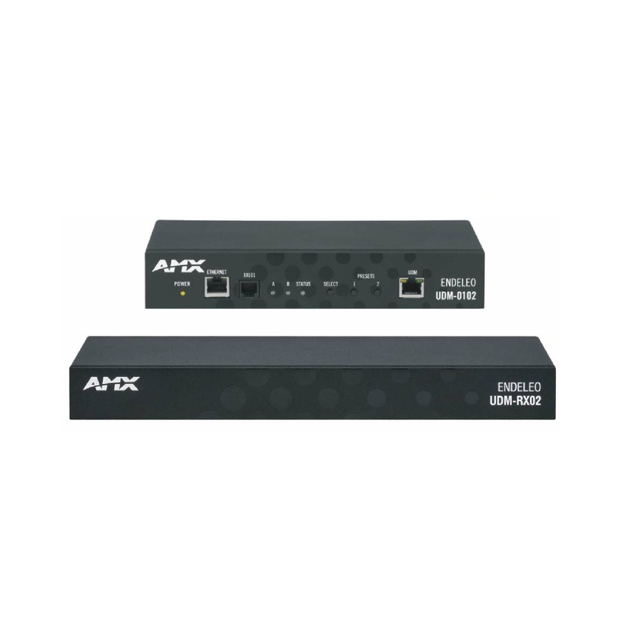 AMX UDM-0102 Operation/Reference Manual