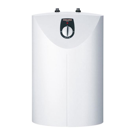 STIEBEL ELTRON SHU 10 SLi Operation And Installation