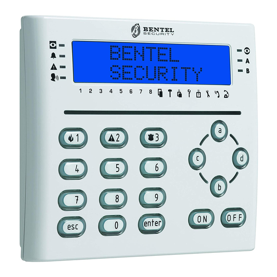 Bentel Security Absoluta T-Line Series Manual