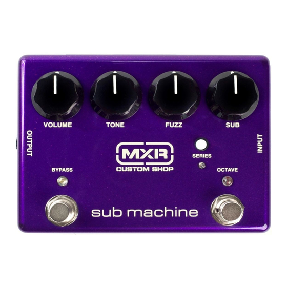 Dunlop MXR Sub Machine CSP210 Manual