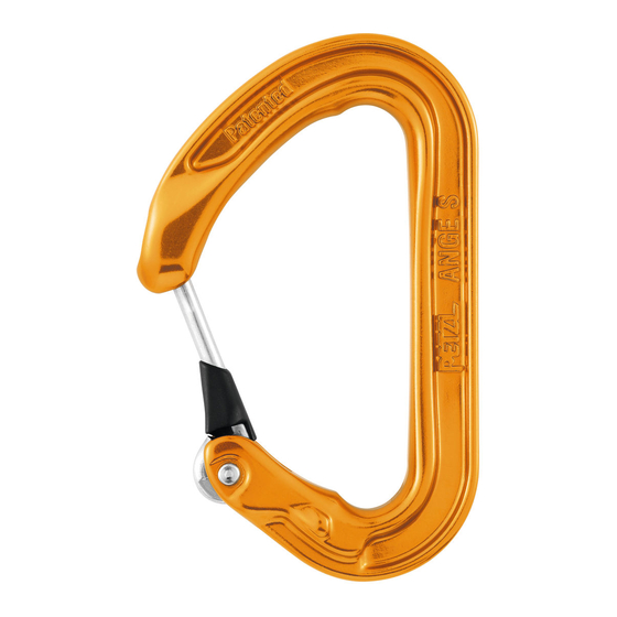 Petzl AXESS QUICKDRAW Technical Notice