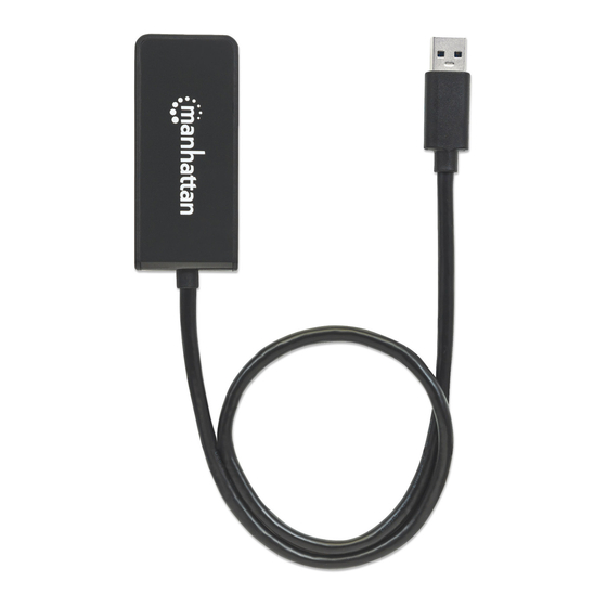 Manhattan SuperSpeed USB 3.0 to HDMI Adapter Instructions