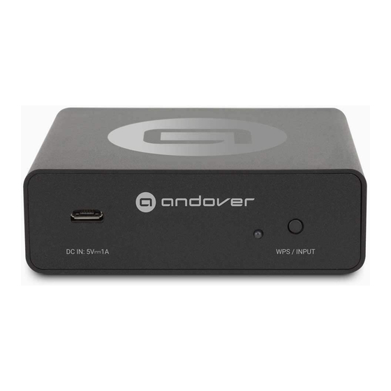 andover SONGBIRD Quick Start Manual
