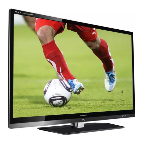 Sharp AQUOS LC-60LE831E Connection Manual