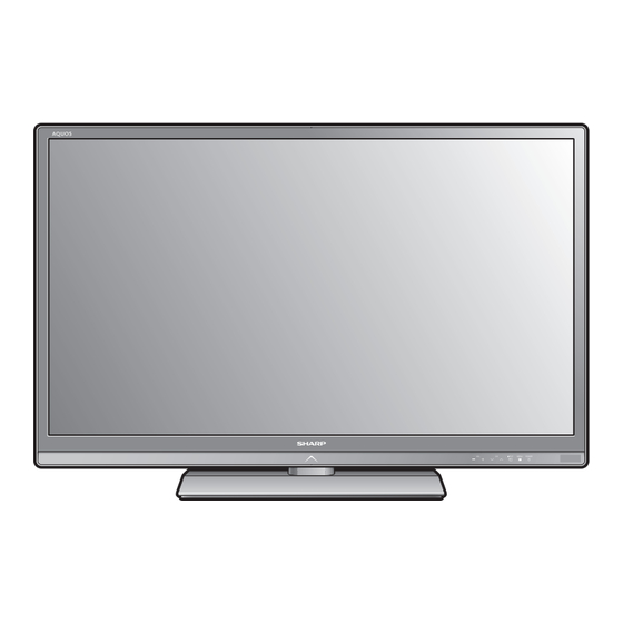 Sharp AQUOS LC-60LE831E Operation Manual