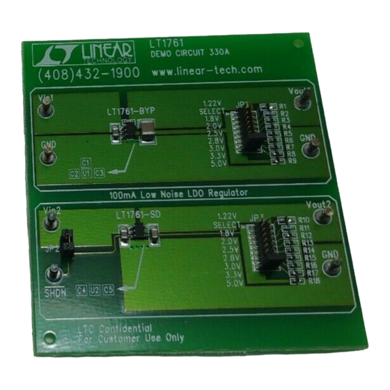 Linear Technology LT1761 Manual