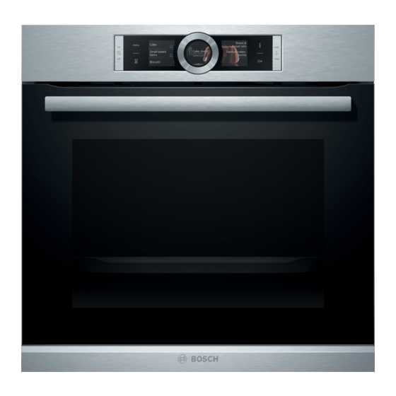 Bosch HBG636E 1 Series User Manual And Installation Instructions