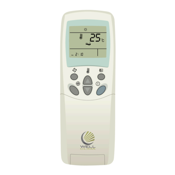Wellclima WEC-LG3 User Manual