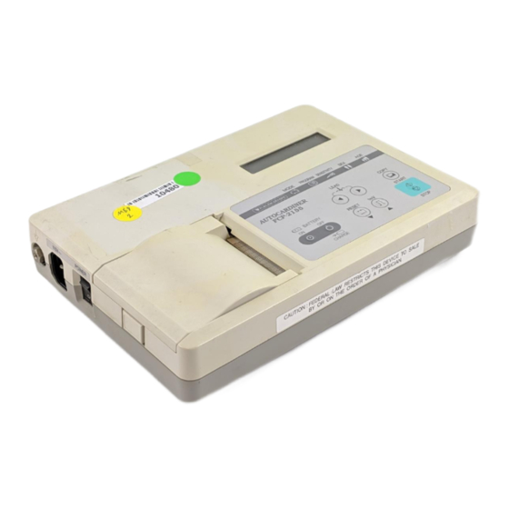 Fukuda Denshi FCP-2155 Service Manual