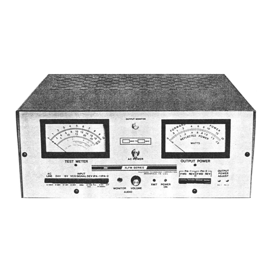 Larcan XLFM Series Manuals