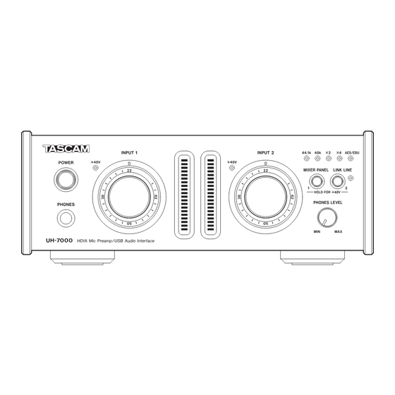 Tascam UH-7000 Owner's Manual