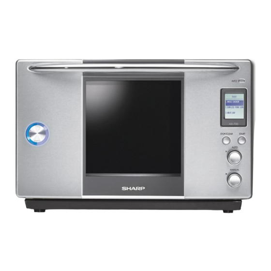 Sharp AX-700S - Superheated Steam Oven Manuals