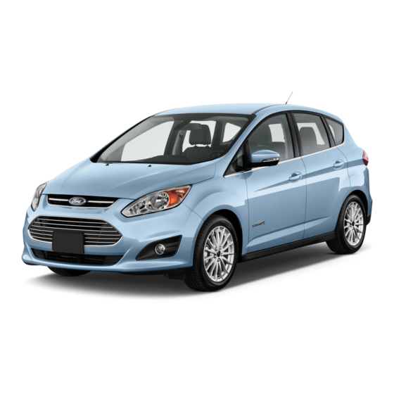 Ford 2013 C-Max Full Hybrid Owner's Manual