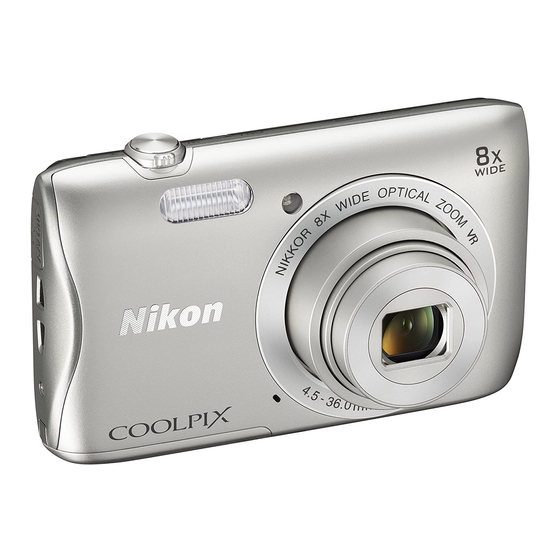 Nikon COOLPIX S3700 Quick Start Manual