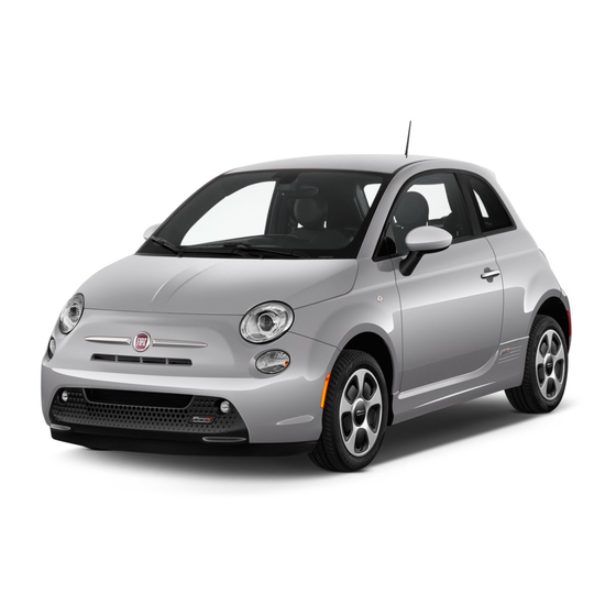 Fiat 500e 2017 User Manual