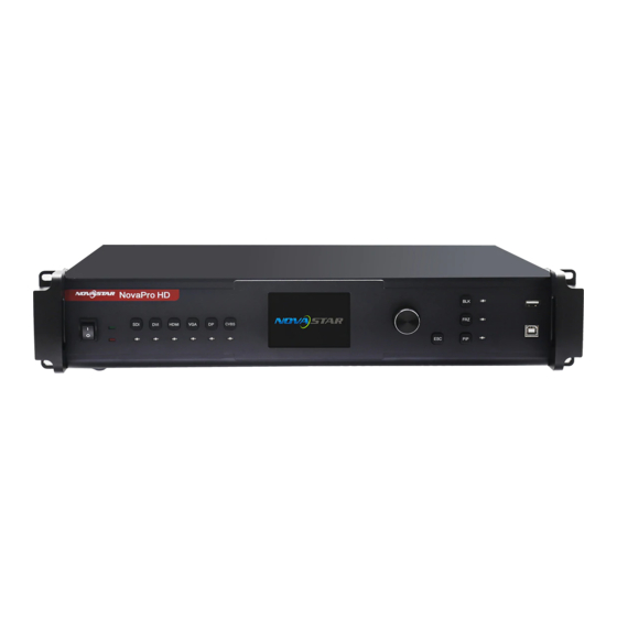 NovaStar NovaPro HD User Manual