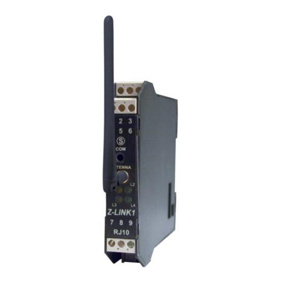 Seneca Z-LINK1-LO Installation Manual