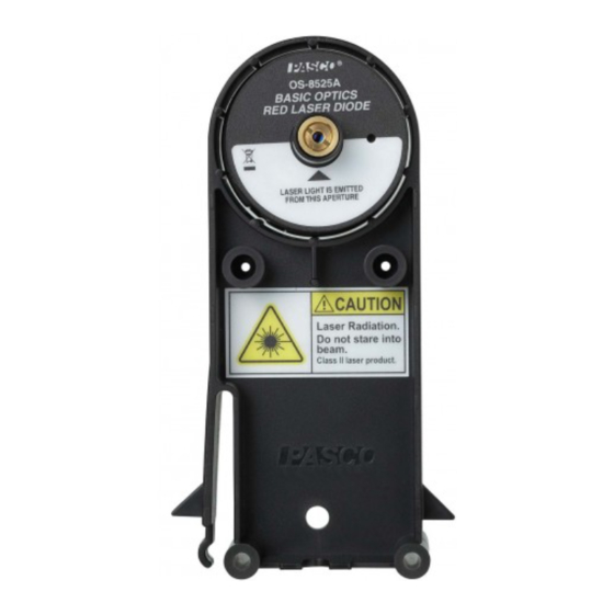 PASCO OS-8525A Instruction Sheet