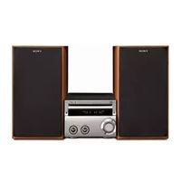 Sony CMT-SE1 Operating Instructions Manual