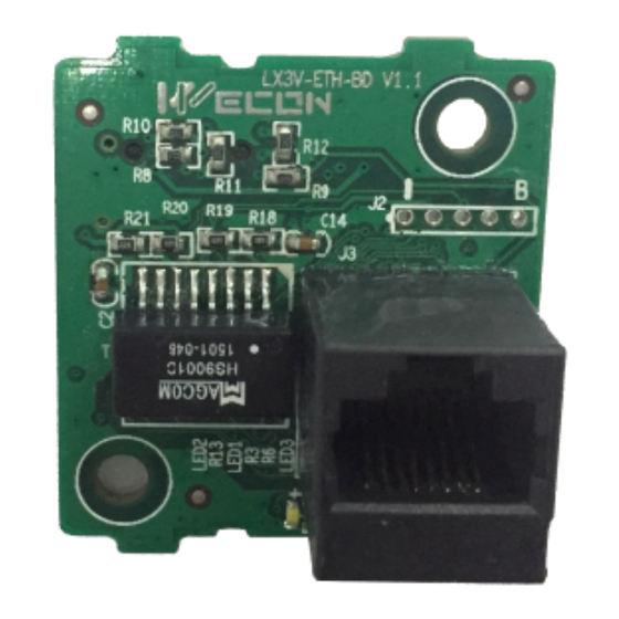Wecon LX3V-ETH-BD User Manual
