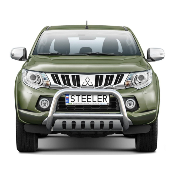 Steeler L200-R1570-00 Bullbar Mitsubishi Manuals