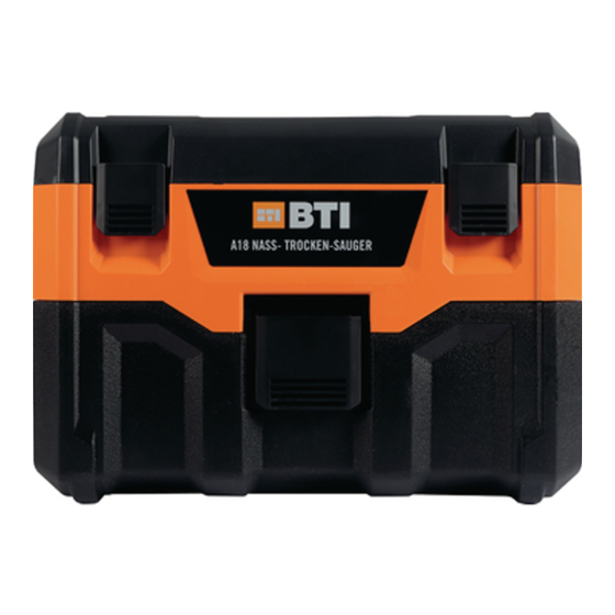BTI A18 NTS Original Instructions Manual