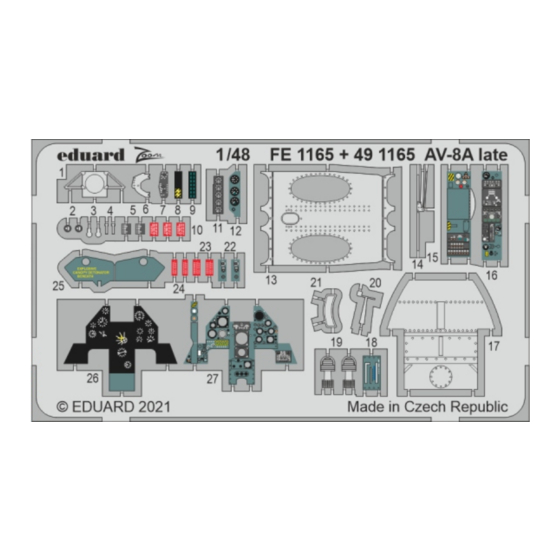 Eduard AV-8A late Quick Start Manual